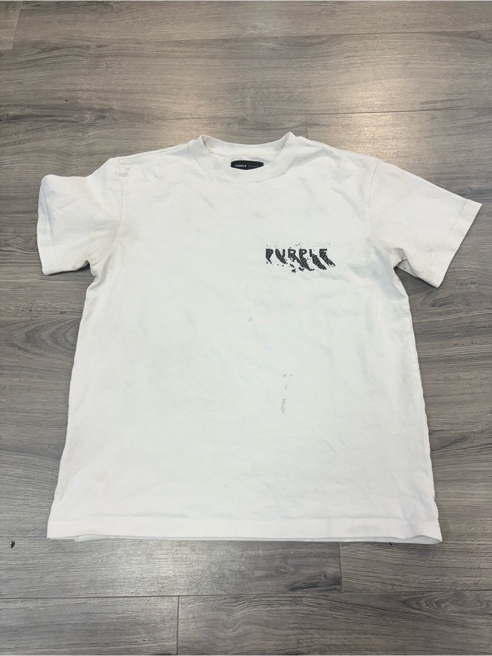 Purple Brand White Graphic Tee - Men